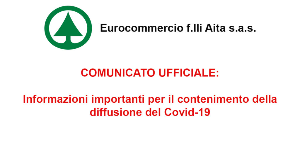 Comunicato Covid-19